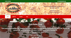Desktop Screenshot of manhattanpizzeria.com